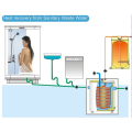 Der umweltfreundliche 300L Duplex-Wassertank aus Edelstahl verfügt über ein duales Design für eine einfache Wassernachfüllung.